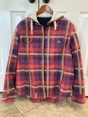 Speed and Strength True Romance Jacket 3XL Women’s Moto Armored Plaid Pink